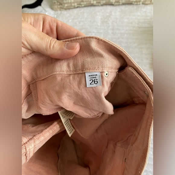 Ecru Pink The Sunset Two Color Straight Leg Jeans Size 26 - Picture 8 of 16